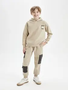 DeFacto Boys Regular Fit Cotton Joggers Trousers