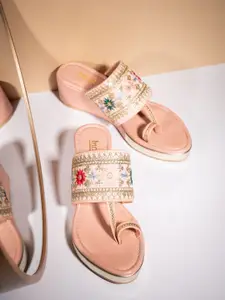 Inc 5 Embellished Ethnic Wedge Heel Sandals