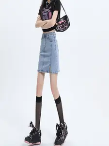 StyleCast x Revolte Women A-Line Above Knee Length Skirt