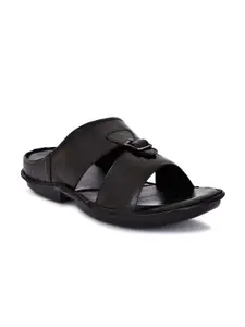 ROYAL CRUZZ Men Leather Comfort Sandals
