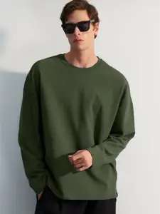 Trendyol Men Round Neck Pullover Sweatshirt
