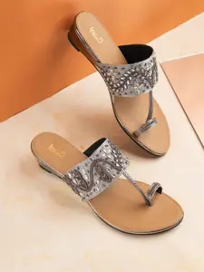 Inc 5 Women Embellished Wedge Sandals