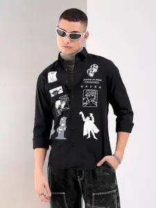 The Indian Garage Co Men Slim Fit Opaque Printed Casual Shirt