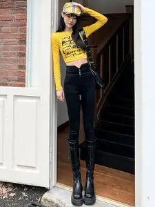 StyleCast x Revolte Women Super Skinny Fit Jeans