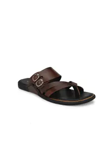 Egoss Men Leather Comfort Sandals