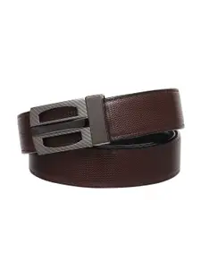 Provogue Men Textured Reversible Formal Belt