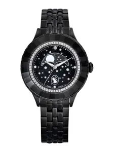 SWAROVSKI Women Analogue Watch OCTEA MOON:MB PBK/BLACK/PBK
