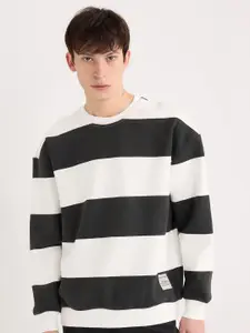 DeFacto Men Striped Pullover Sweaters