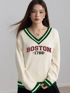 CLAFOUTIS Women Printed Pullover Sweatshirt