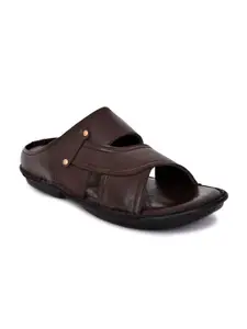 ROYAL CRUZZ Men Leather Comfort Sandals