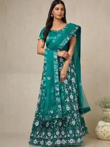 Soch Embellished Sequinned Unstitched Lehenga & Blouse With Dupatta