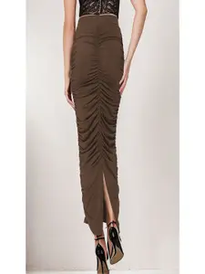 StyleCast x Revolte Women Maxi Pencil Skirt With Back Slit