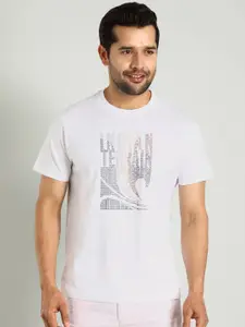Indian Terrain Men Printed Pockets T-shirt