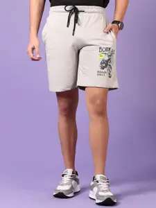 V-Mart Men Graphic Printed Regular Fit Cotton Shorts