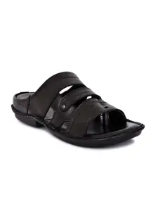 ROYAL CRUZZ Men Airmix Leather Comfort Sandals