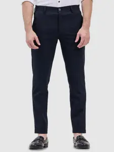 Snitch Men Smart Slim Fit Regular Trousers