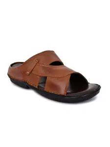 ROYAL CRUZZ Men Leather Comfort Sandals
