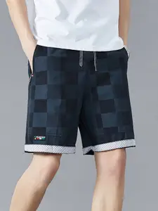 StyleCast x Revolte Men Checked Technology Shorts
