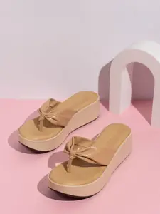 Inc 5 Open Toe Textured Flatform Heel Sandals