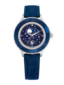 SWAROVSKI Women Analogue Watch OCTEA MOON:LS BLUE/BLUE/STS