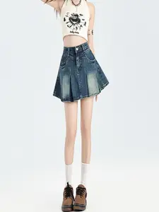 StyleCast x Revolte Pure Cotton Flared Mini Skirt