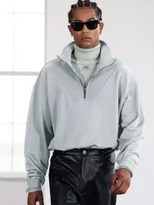 Trendyol Men Mock Collar Pullover Sweatshirt