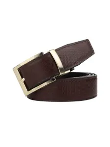 Provogue Men Textured Reversible Formal Belt