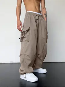 Maniac Men Loose Fit Cargo Trousers