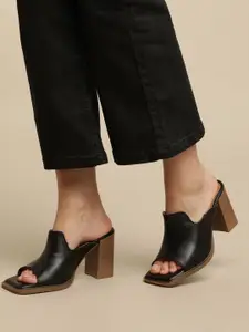 Nautica Open Toe Block Heel