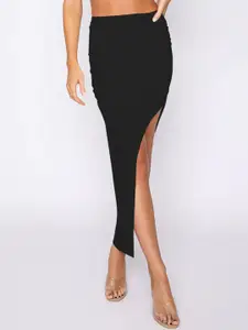 StyleCast x Revolte Women Side Slit Pencil Midi Skirt