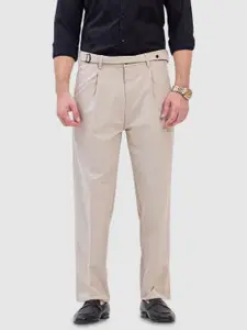 Snitch Men Relaxed Loose Fit Pleated Trouser