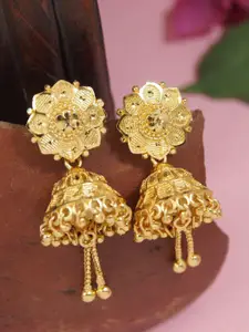 I Jewels Contemporary Jhumkas Earrings