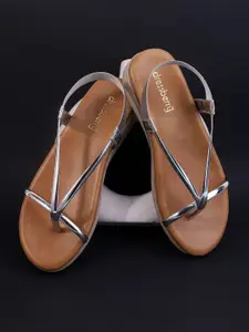 DressBerry Women Open Toe Flats