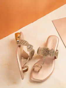 Inc 5 Embellished Party Block Sandals