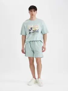 DeFacto Men Mid-Rise Shorts