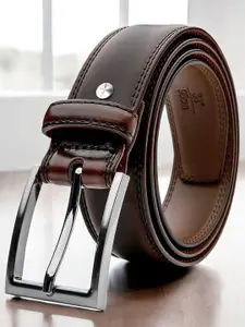 Provogue Men Solid Vegan Leather Belt