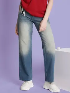 Bene Kleed Women Straight Fit High-Rise Jeans