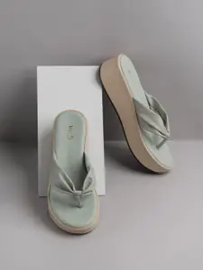 Inc 5 Flatform Textured Heel Sandals