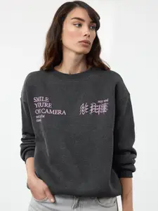 Trendyol Men Printed Round Neck Sweatshirt