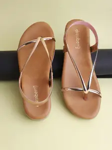 DressBerry Women Open Toe Flats with Bows