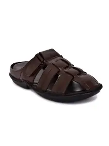 ROYAL CRUZZ Men Leather Comfort Sandals