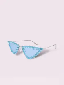 PURPLE WINGS Women Olivia Cateye Sunglasses with UV Protected Lens PWSG018OBS