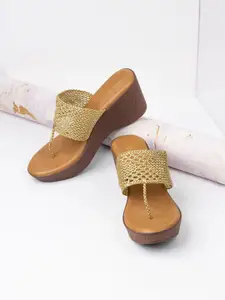 Inc 5 Women Embellished Wedge Sandals