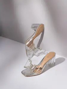 Inc 5 Women Open Toe Block Heel Sandals