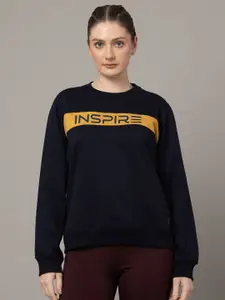 HRX by Hrithik Roshan Women Printed Cotton Sweatshirt