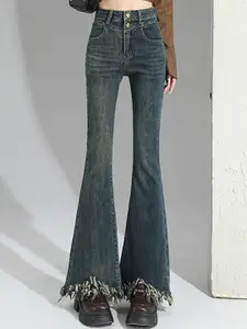 StyleCast x Revolte Women High-Rise Bootcut Light Fade Jeans