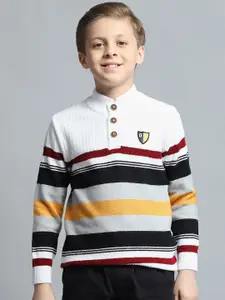 Monte Carlo Boys Striped Woollen Pullover