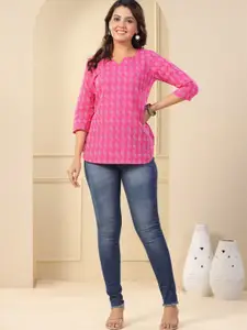 MERAAKI FASHION Print Cotton Top