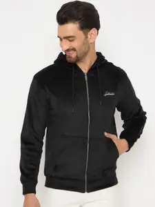 Duke Men Striped Hooded Sweatshirt