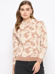 Madame Women Printed Polyester PU Coated Pullover